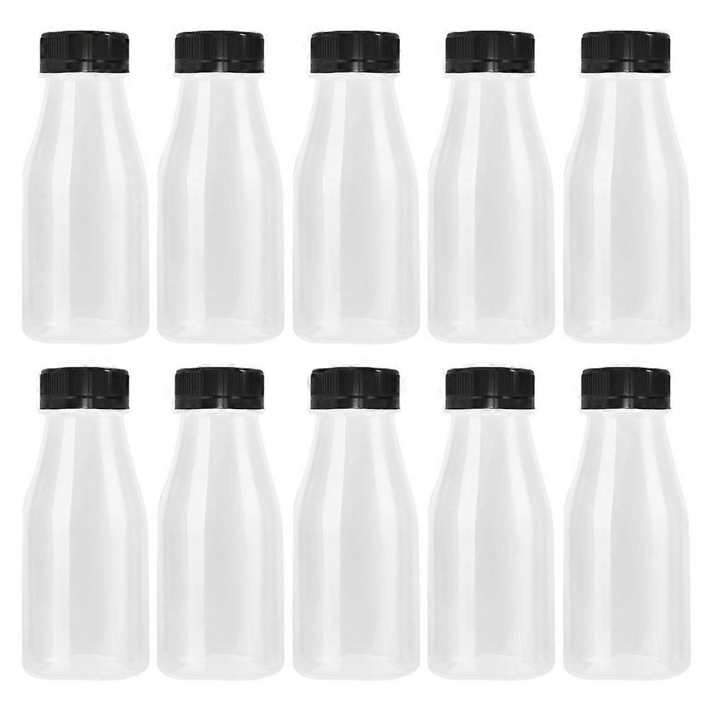 Small Plastic Bottles Milk Bottles School Work Leak-Proof 10Pcs