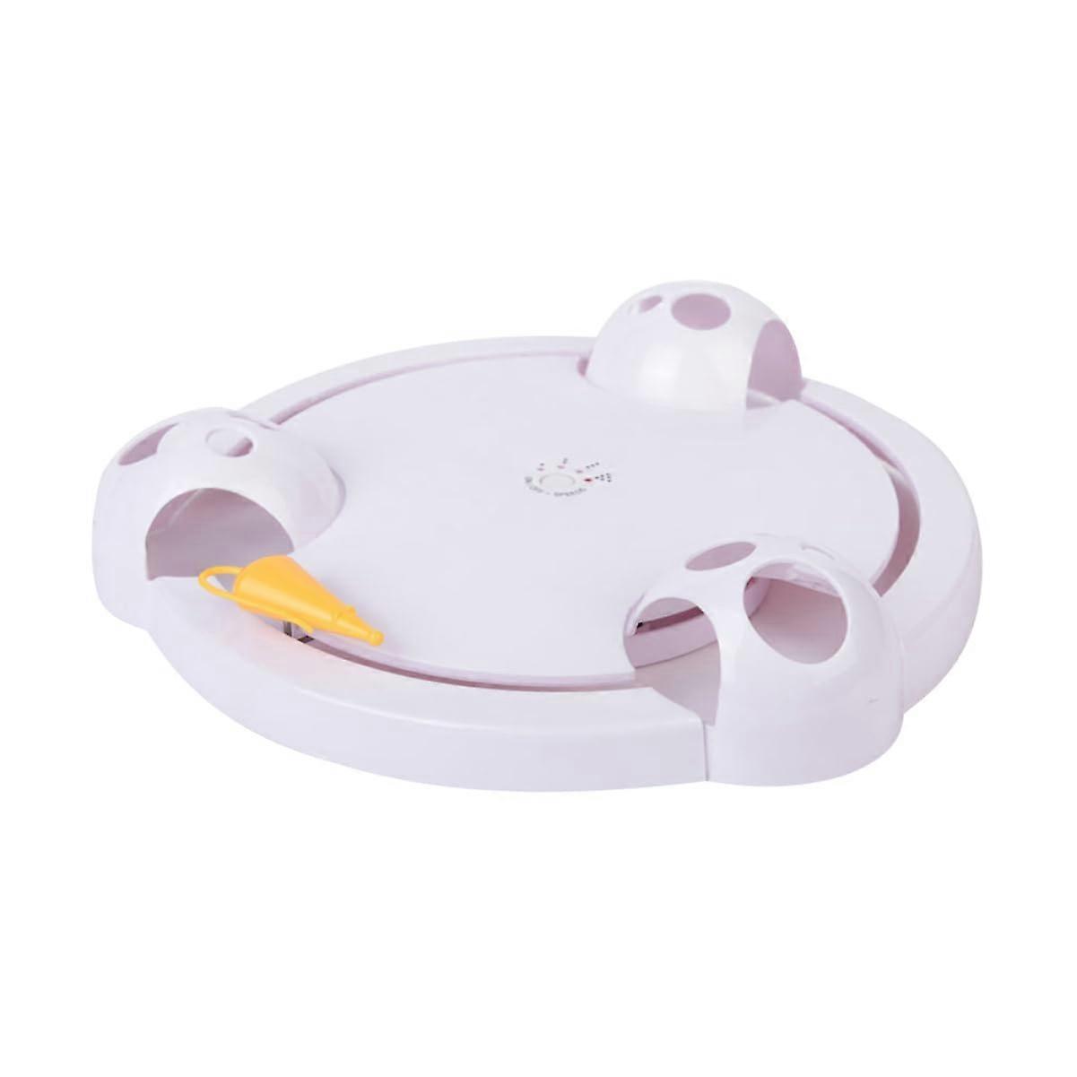 1 piece cat toy, toy cat, cat jumping toy, automatic mouse cat pouncing toy, teasing cat stick, white