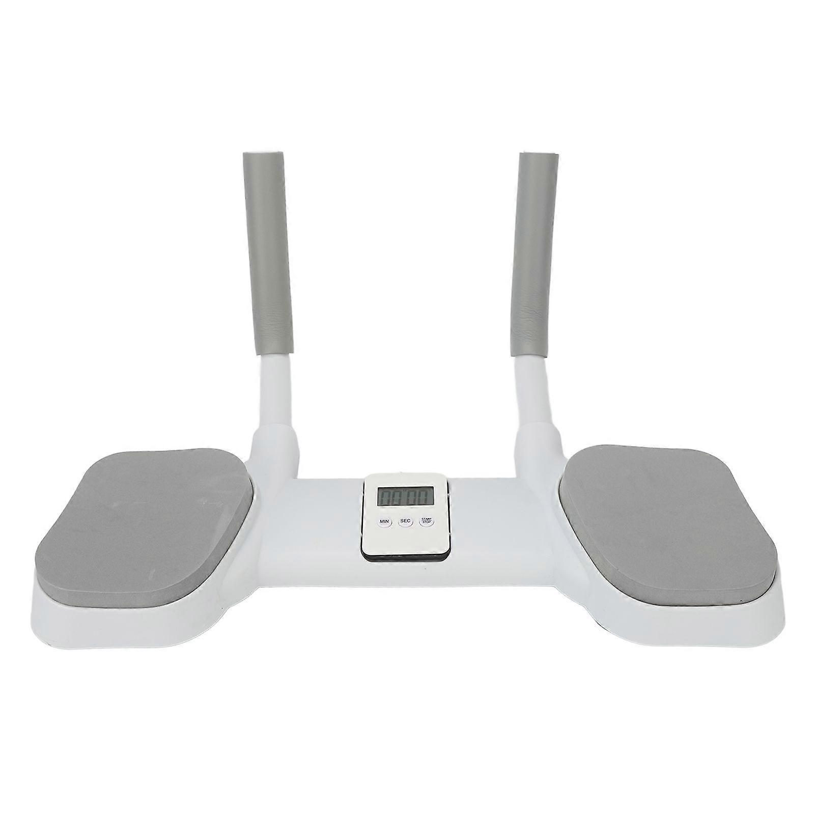 Plank Board Core Trainer Timing Display Angle Adjustable Slip Resistant Handle Workout Plank BoardYMMR)