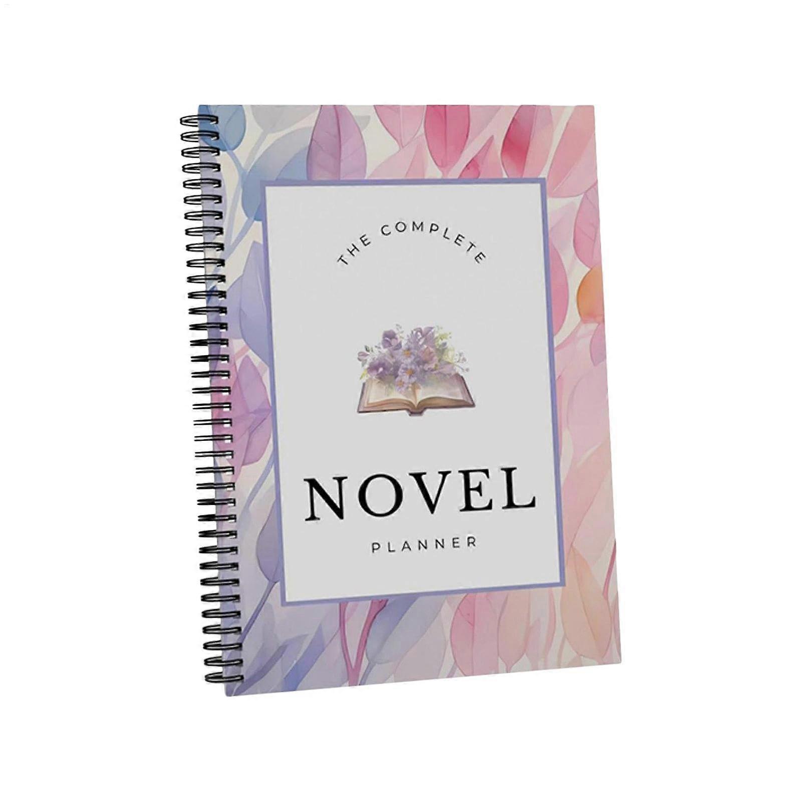 Novel Planner Workbook for Daily Writing | A5 Fiction Task Management Organizer for Authors | Productivity Planner for Men and Women