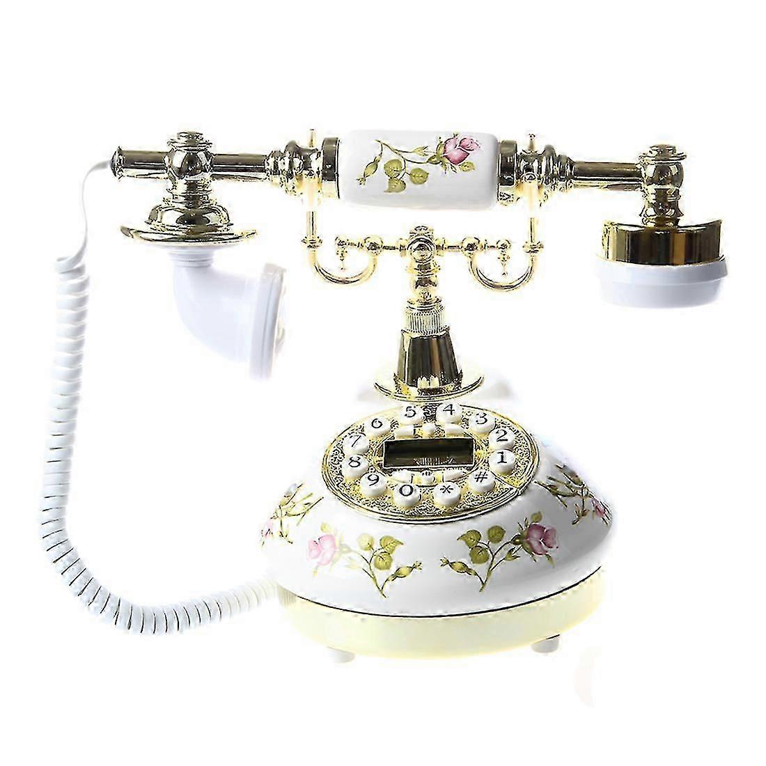 الهاتف العتيقة تلسكوب الحنين الهاتف خمر مصنوعة من السيراميك -9100
