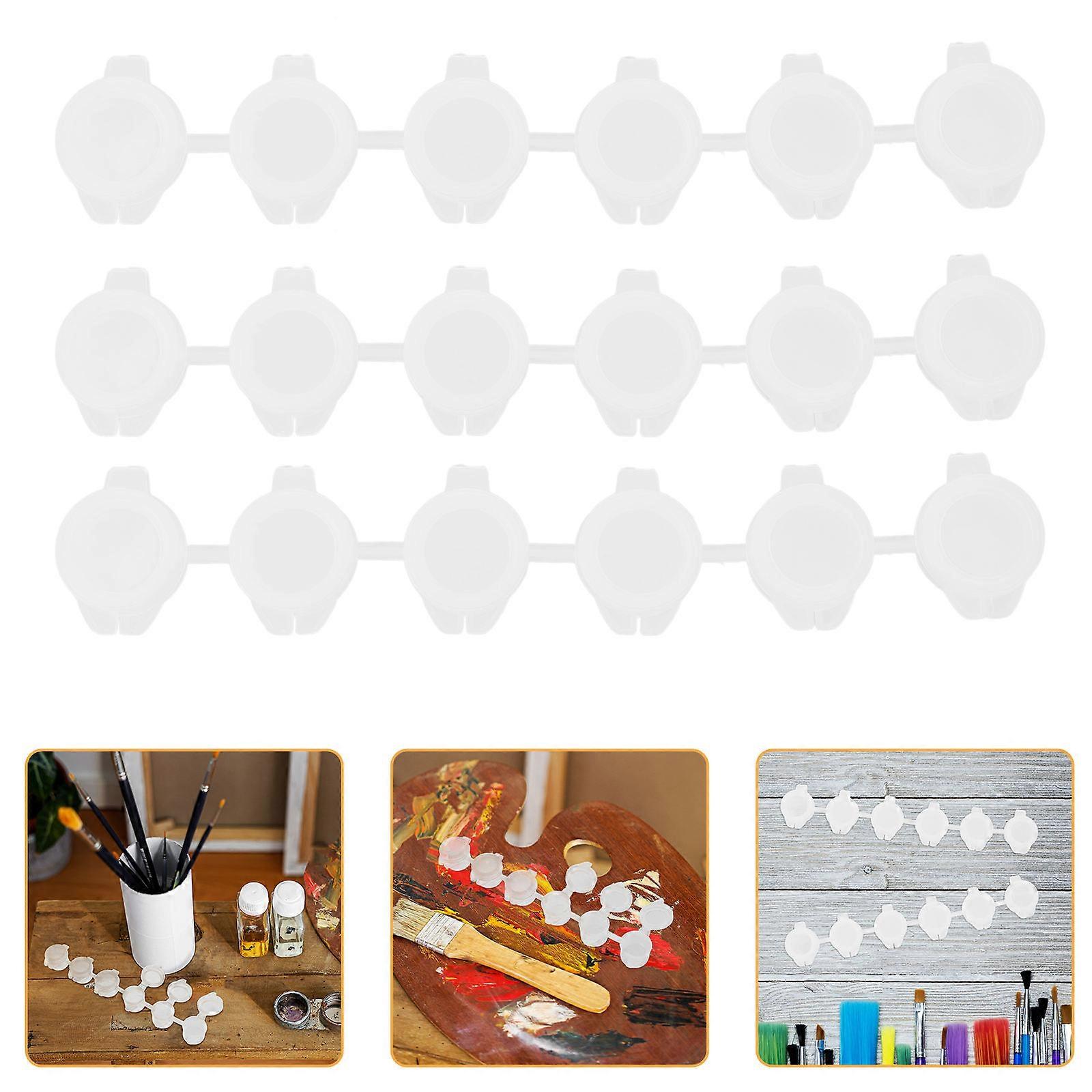 Painting Supply Small Clear Container Art Lovers 30Pcs