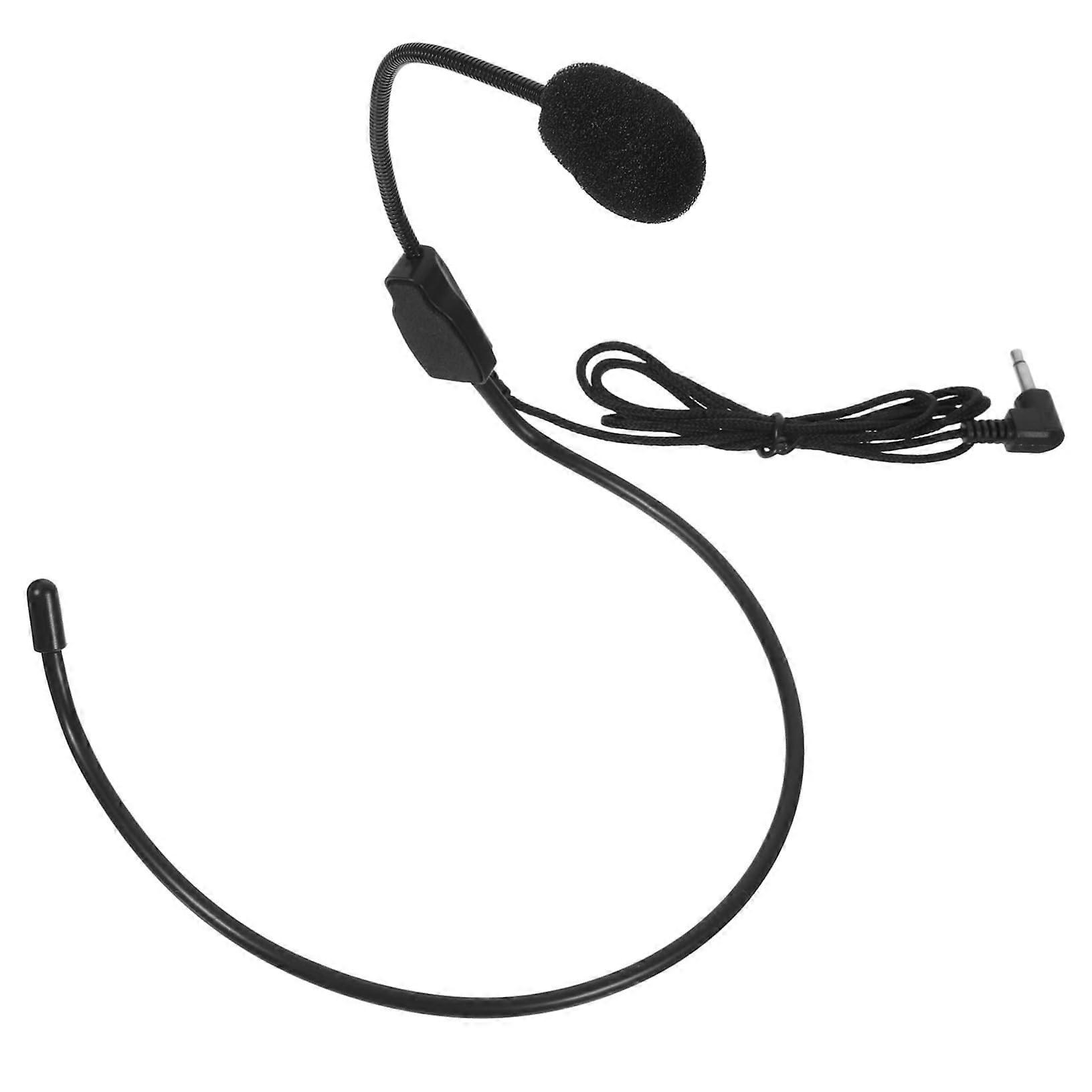 4-Piece Adjustable Headset Microphone for Speech Amplifiers, Durable for Teachers, Conference, Stage Performance, and Singing