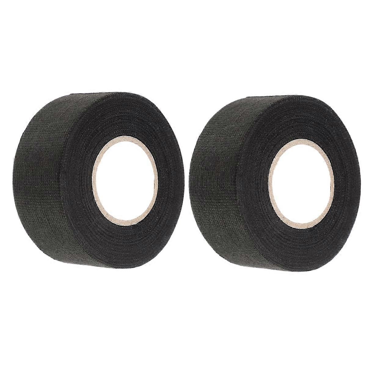 2 Rolls Heat Resistant Tape for Automobiles Temperature Resistant Manual Tear Strong Viscosity for Cable Wiring Fixation