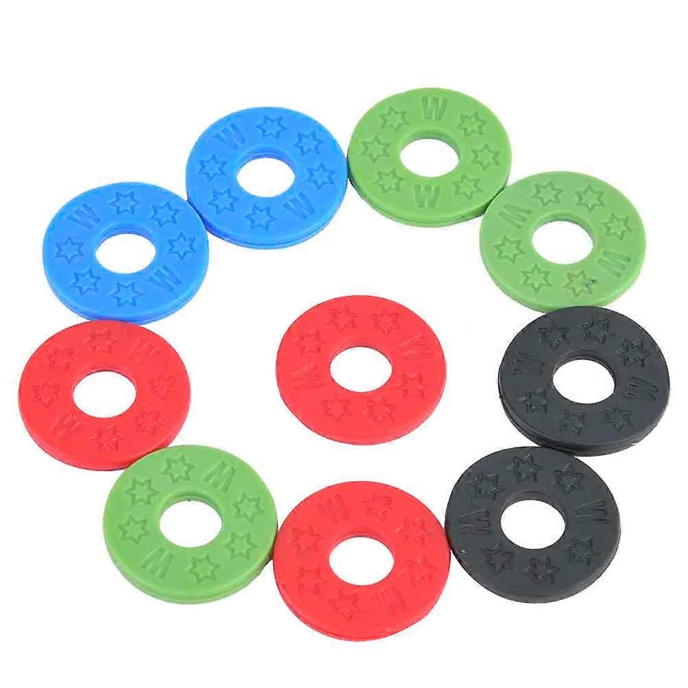 Rubber Strap Locks Buckle Protector Musical Instrument Accessory for Guitar Bass