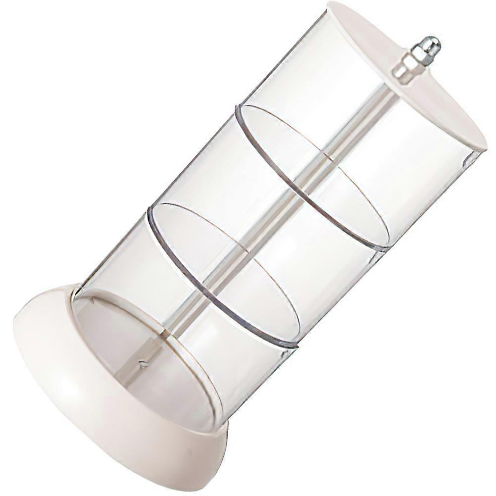 Rotatable Makeup Puff Organizer Box, Multipurpose Cosmetic Sponge Storage Case for Cotton Pads and , Lightweight Vanity Accessory