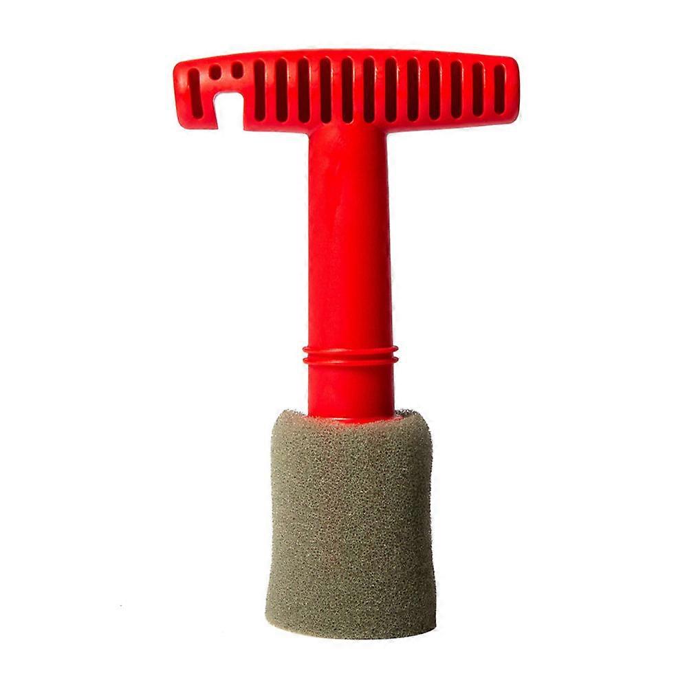 Durable Car Nut Cleaning Brush for Automotive Maintenance, Slip Handle Design for Rims and Screws