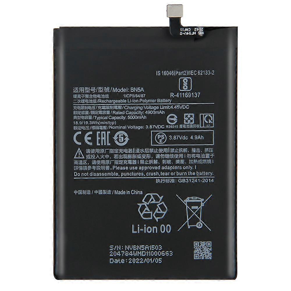 Xiaomi Poco M3 Pro 5G Redmi Note 10 5G Redmi 10 4G(2021)3.87V 4900mAh充電式リチウムイオンポリ用