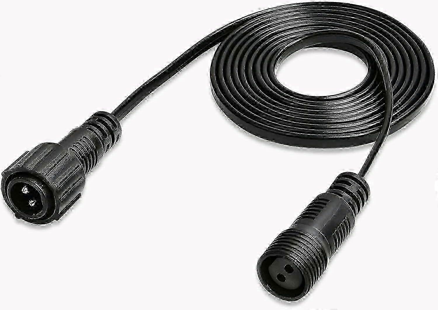 Extension Cable 3M/9.8Ft, 2 Pin Waterproof Cord with Anti-Corrosion Design for Curtain Lights and Net Lights Use SZRH A-W