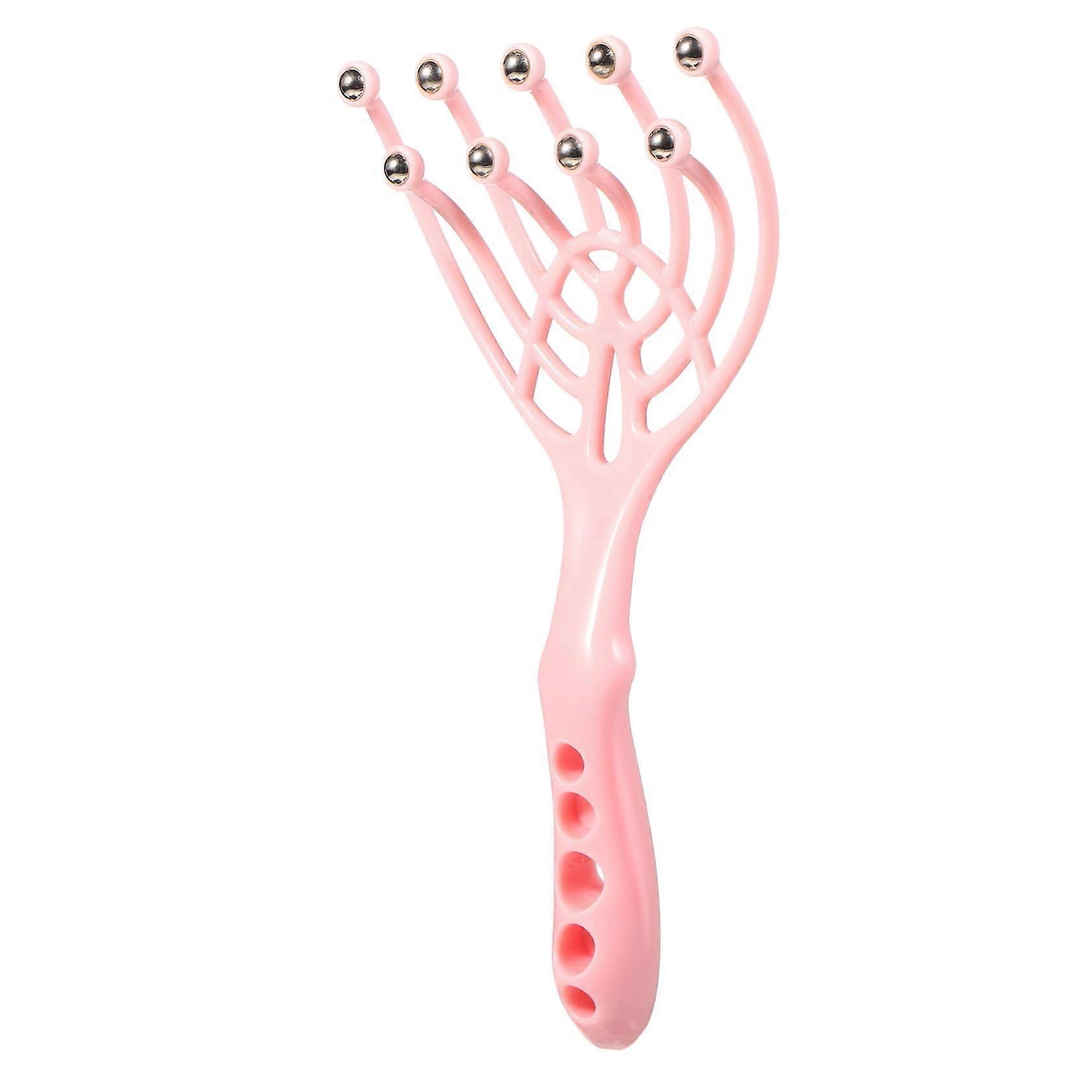 Manual Scalp Massager with Steel Balls - Portable Scalp Massage Comb for Office and Travel, Effective Itch Relief Tool
