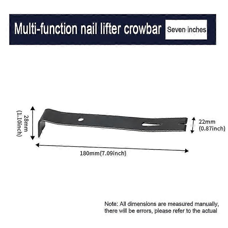Hand Crowbar Tool Multi-Functional Staple Remover Nail Puller Pry Bar For Trimming Work Window Decoration