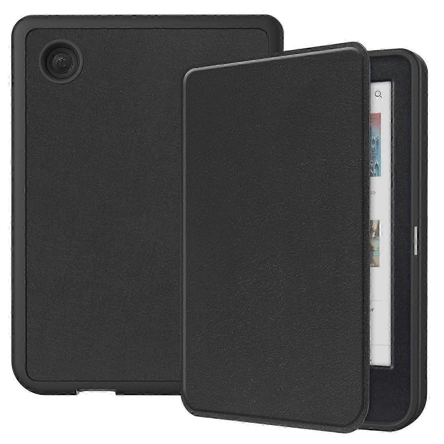 PU Leather Smart Wake/Sleep Cover Protective Case for Kobo Clara Colour & Clara BW E-Reader