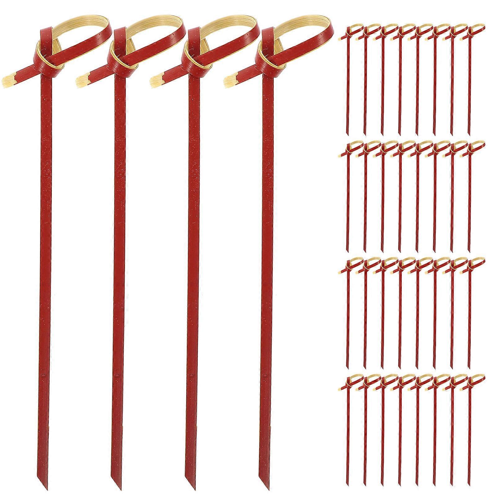 Party Toothpicks Appetizers Sticks Fruit Skewers Drinks July 4th Theme Parties 100Pcs