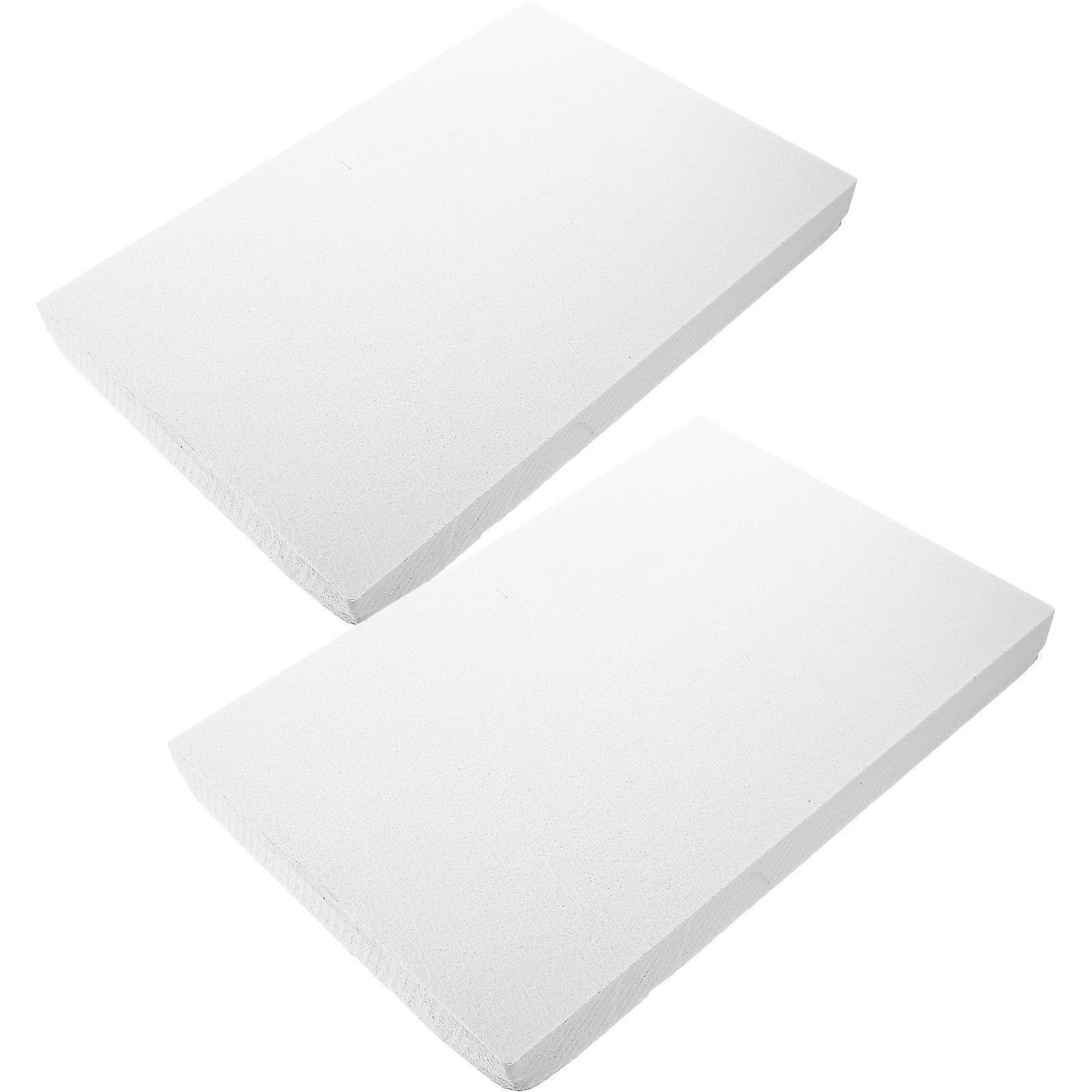 White Foam Sheet for DIY Craft Projects Easy to Cut and Shape Ideal for Scene Model Making 2 Pcs