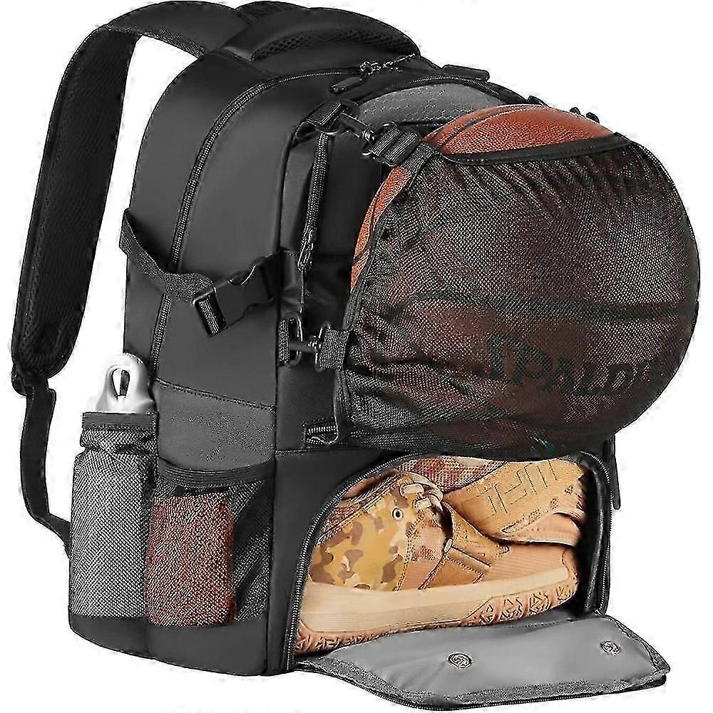 Basketball Backpack (with Net For Basketball Football), Boys School Backpack For 15.6 Inch Computer AHG
