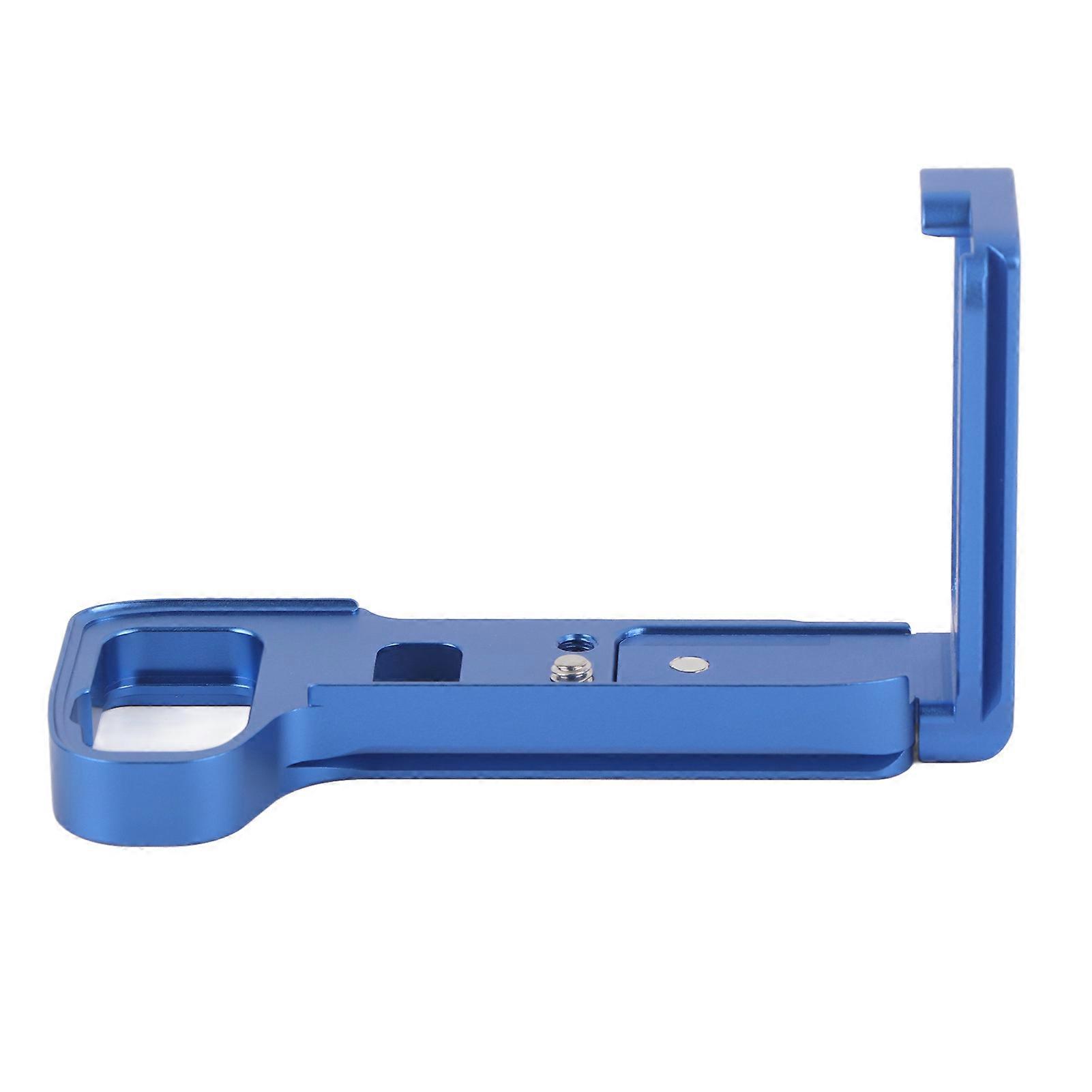 Quick Release QR L Shaped Camera Bracket Vertical Grip for A7M3/A7R3/A9 Blue