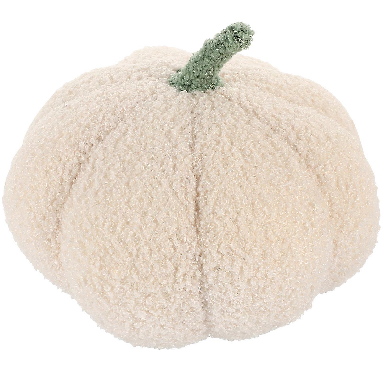 Pumpkin Stuffed Throw Pillow Realistic 3D Shape Couch Throw Pillows Compact Size 1Set