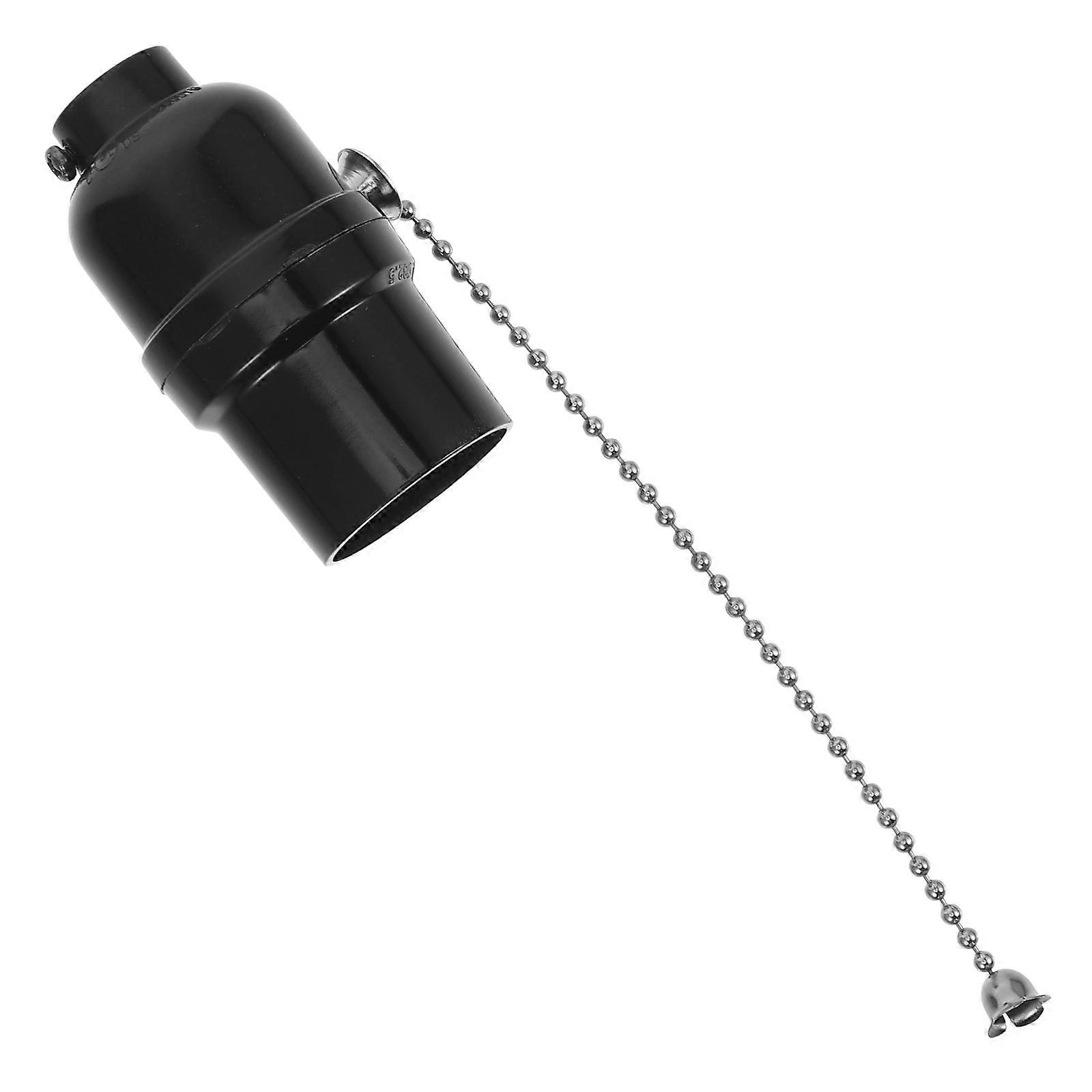 Pull Chain Light Fixture E27 Light Socket Pull Chain Lampholder Lamp Base Supply 1Pack For Home Decoration