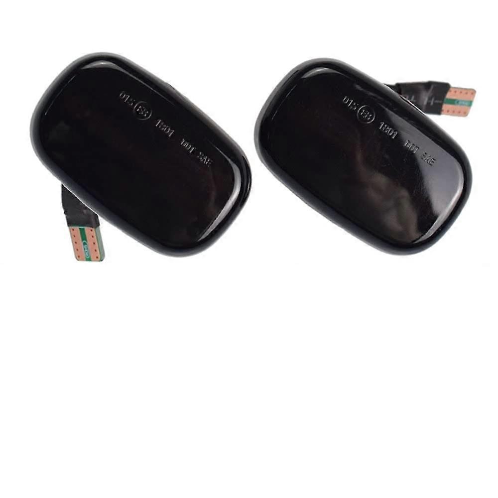 Dynamic Side Marker Indicators for Toyota Corolla, RAV4, Prius, Yaris, Camry, Vios, Hilux, Allex, Avensis, Celica, Supra Mk4 (Dynamic Smoked Black)