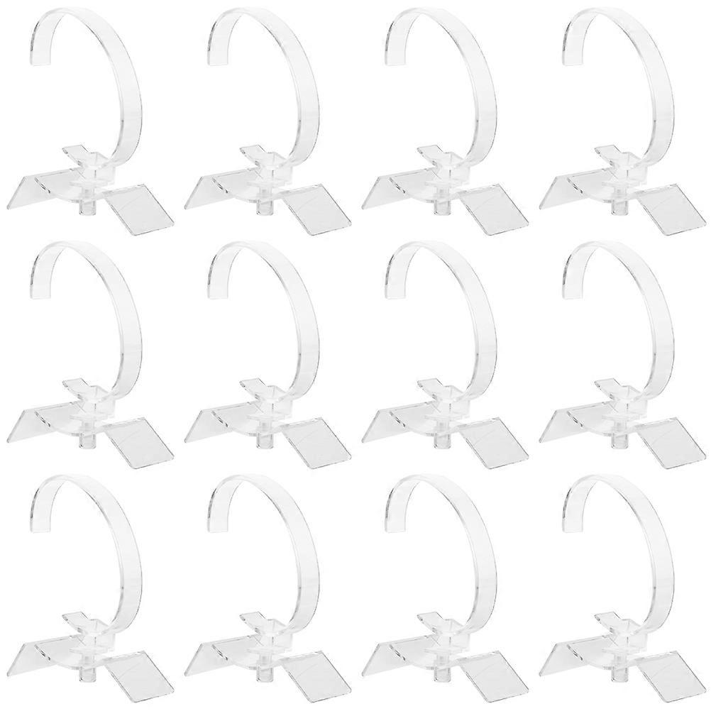 Watch Storage Rack Transparent Display Holder For Dressing Tables 9.50X7.50X4.00CM Simple Design 20Pcs