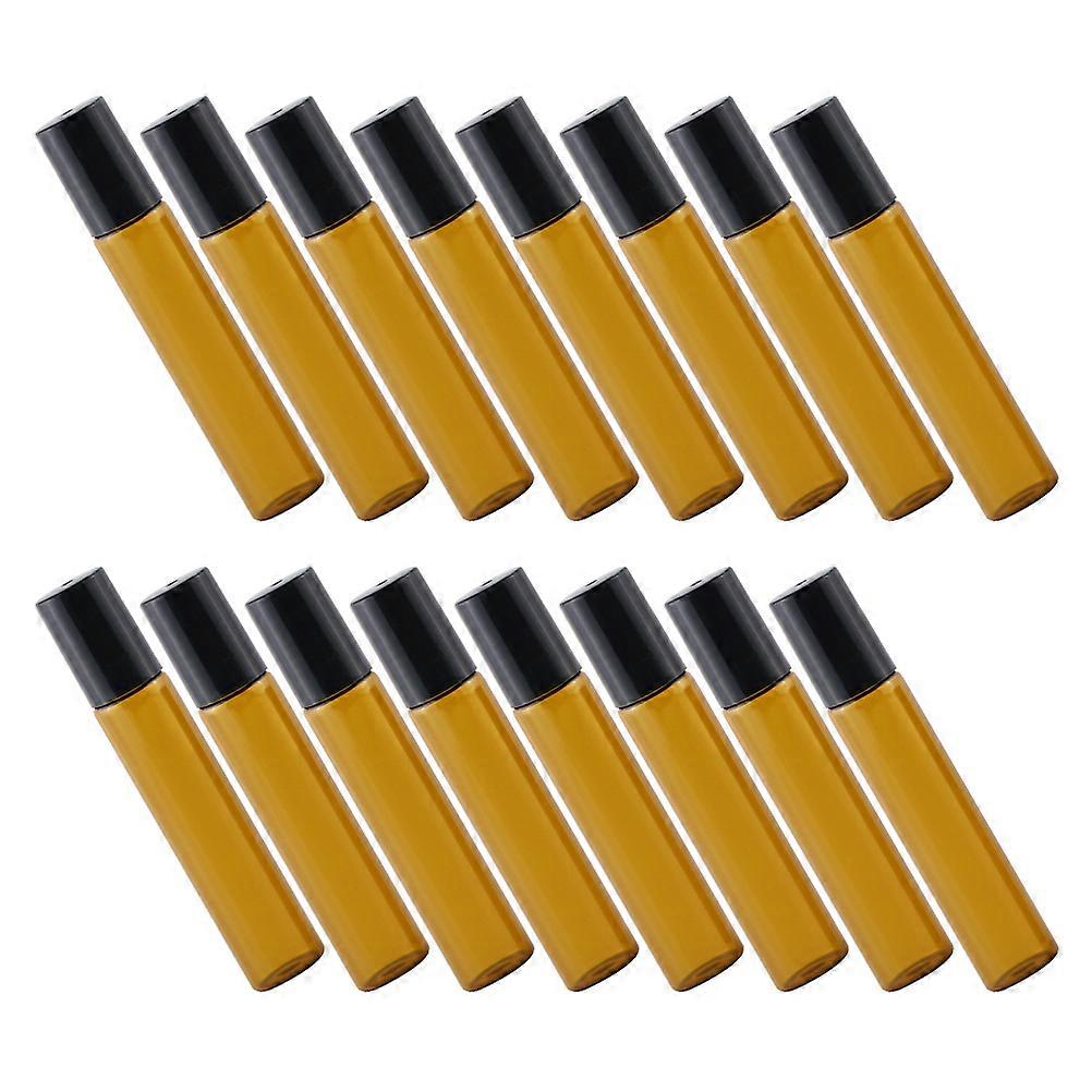 20pcs Refillable Glass Roller Bottles for Essential Oils Portable Compact 10ml