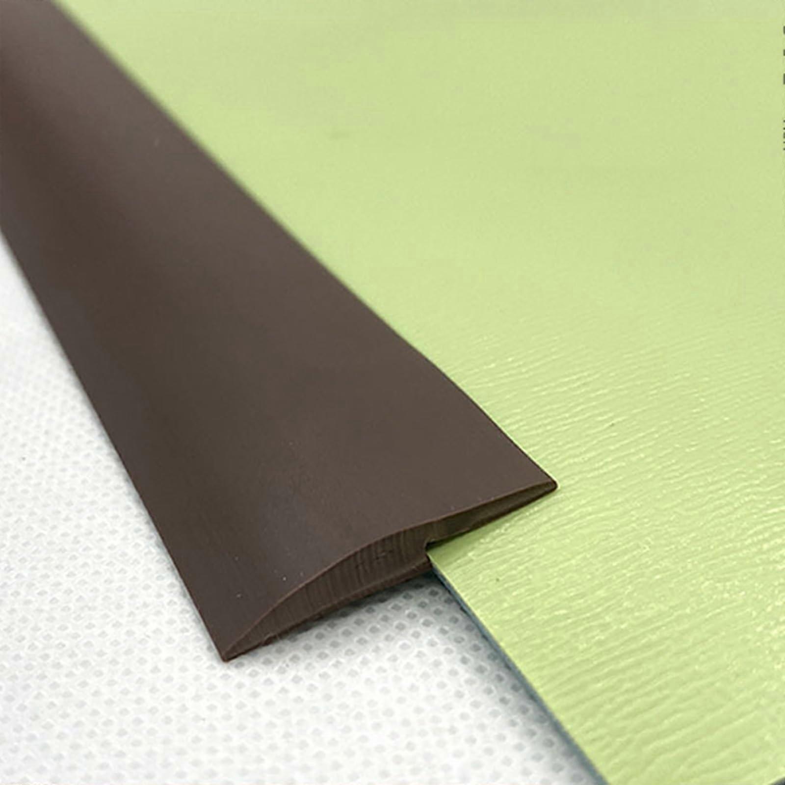 Floor transition strip, PVC floor transition profile, matcarpet edge trim, selfadhesive backing, length 500 cm (D, 35mm) 35mm D