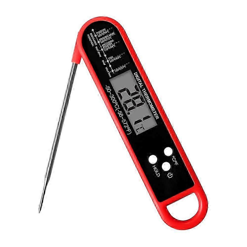 Folding design digital instant read thermometer suitable for measuring meat temperatures effectively and efficiently