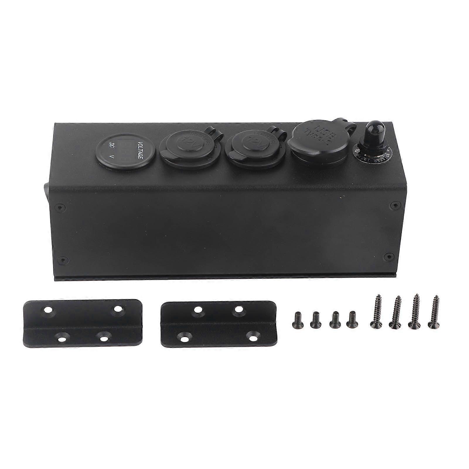 12V 24V portable power bank for car with voltmeter and overload protection