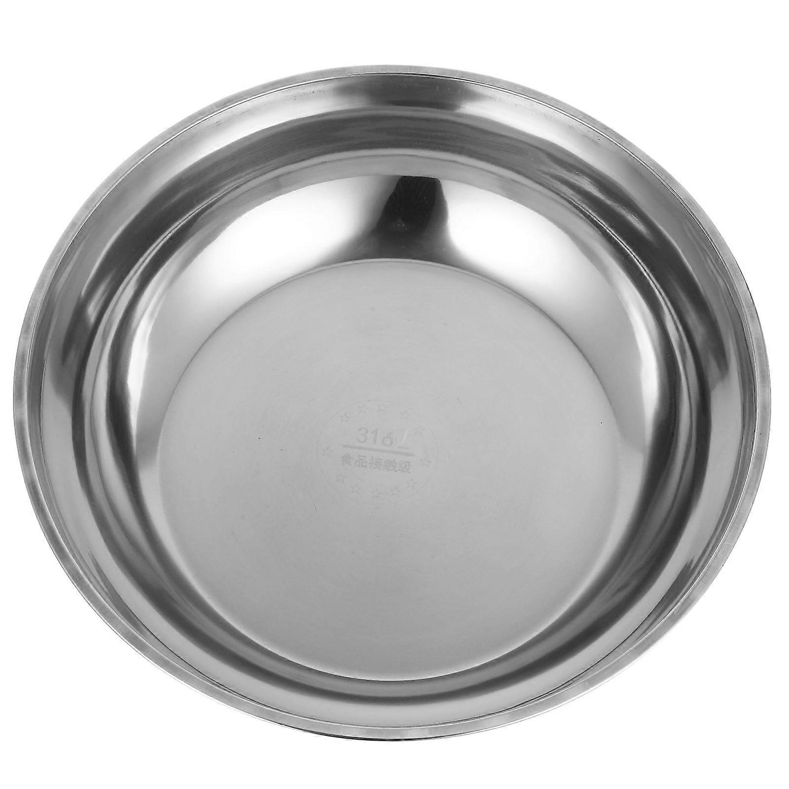 Square Stainless Steel Basin Food Prep Bowl Vegetable Washing Dish Cleaning Home Kitchen 31.10X31.10X8.40CM 1Set