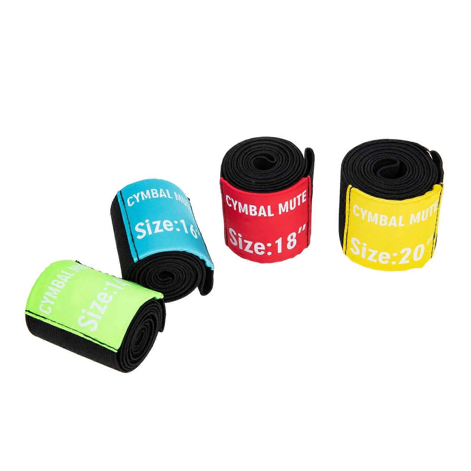 Cymbal Mute Pad for Drum Use Strong and Durable Polyester Material Assorted Color Fits All Cymbals