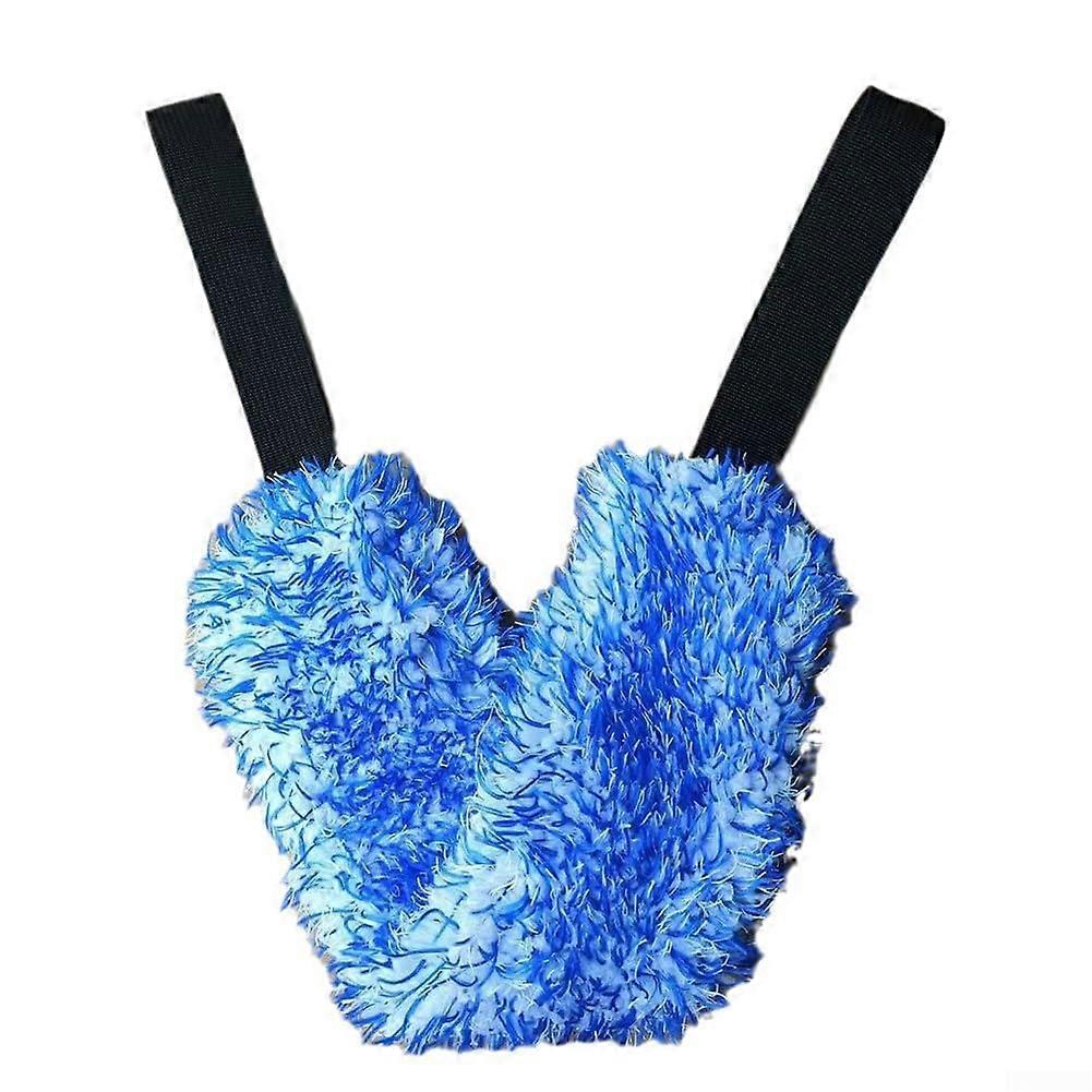 Simple Cleaning Brush with Fine Fibers for Vehicle Maintenance, Blue, Durable, Ergonomic Design, Multi-Surface Use