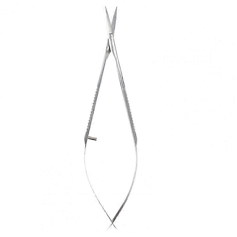 4 S أقل مقص فولاذي الضغط على بشرة مستقيمة مقص الجلد الميت مفتوح العين Microscissors أدوات ماني