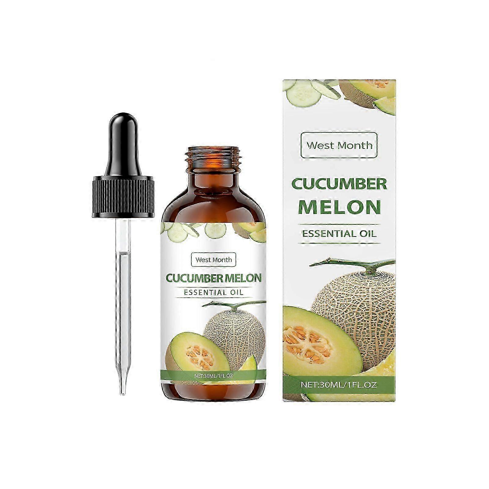 Cucumber Melon Essential Oil - Aromatherapy Essential Oils for Diffusers for Home, Cucumber Melon Scented Oils for Massage, Soap Candle Making Scents