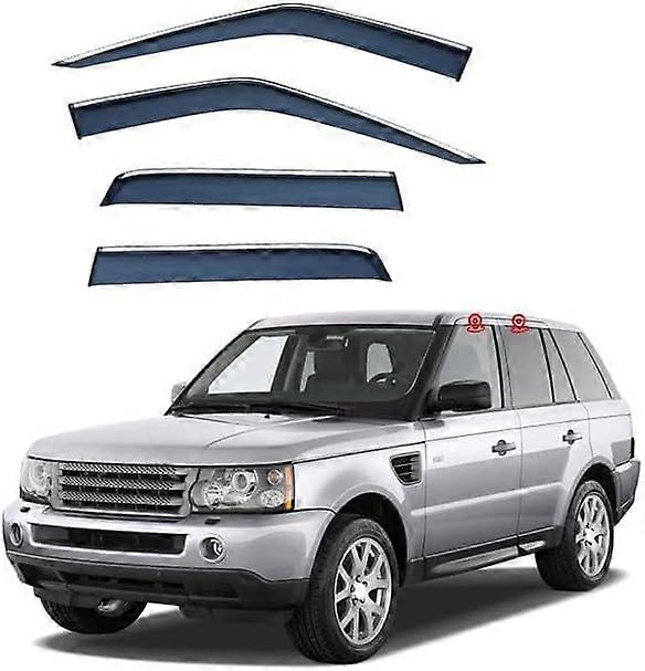 Auto Windabweiser for Range Rover Sport 2004-2013, Side Window Deflectors, Rain Guards, Vehicle Accessories