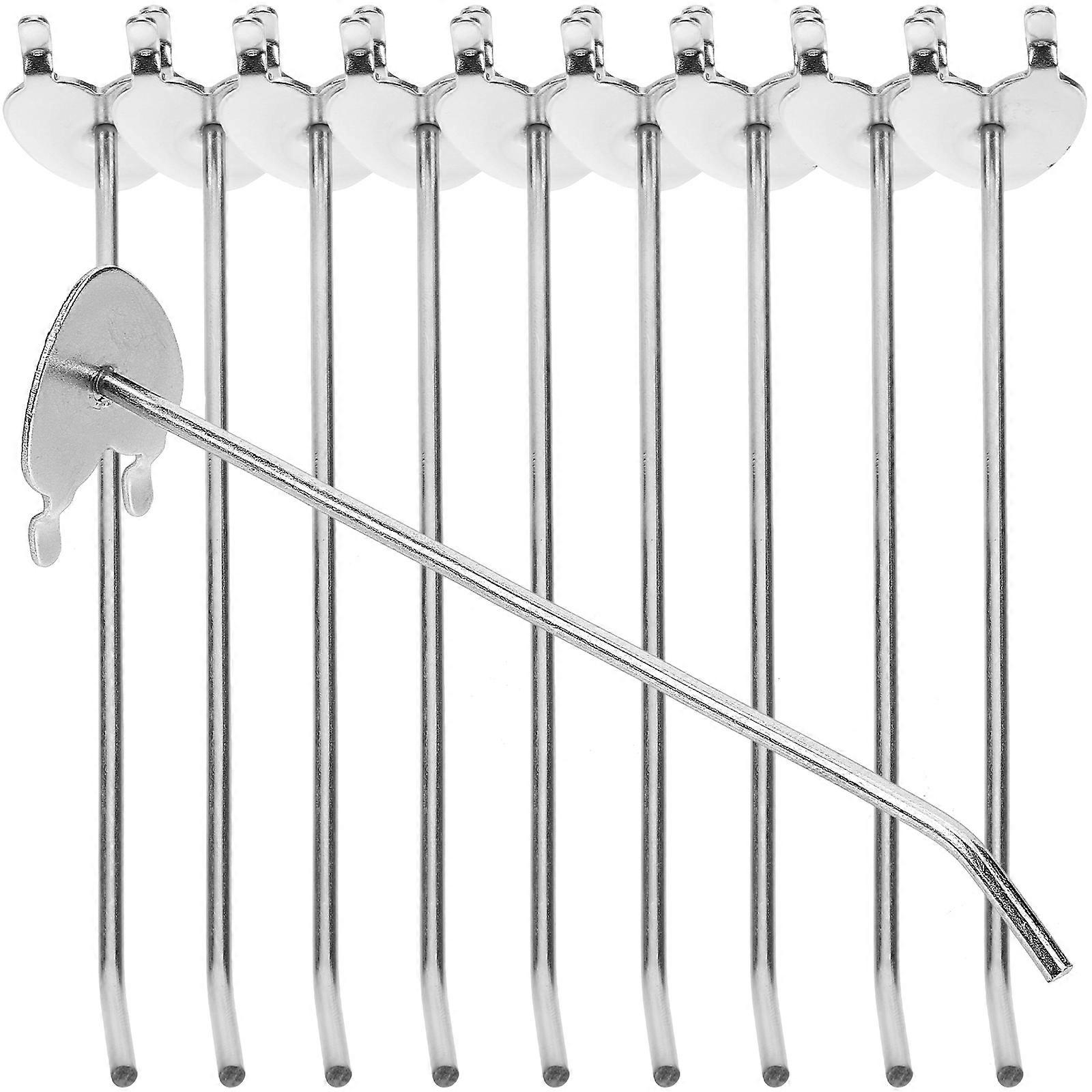 Stainless Steel Pegboard Hooks for Shop Heavy Duty Utility Hooks Silver Color Premium Quality