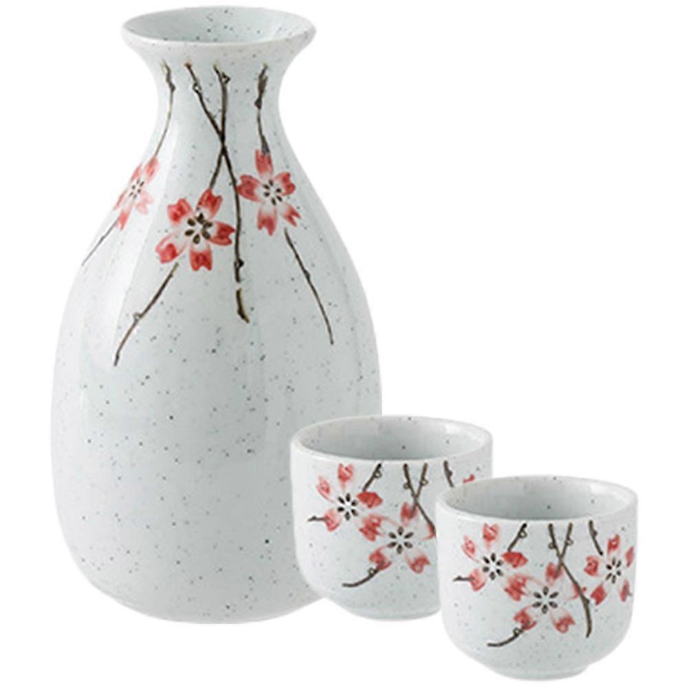 Traditional Sake Kettle And Cup Set Ideal For Family Celebration With Ceramic Material And Pouring Function 1 Set
