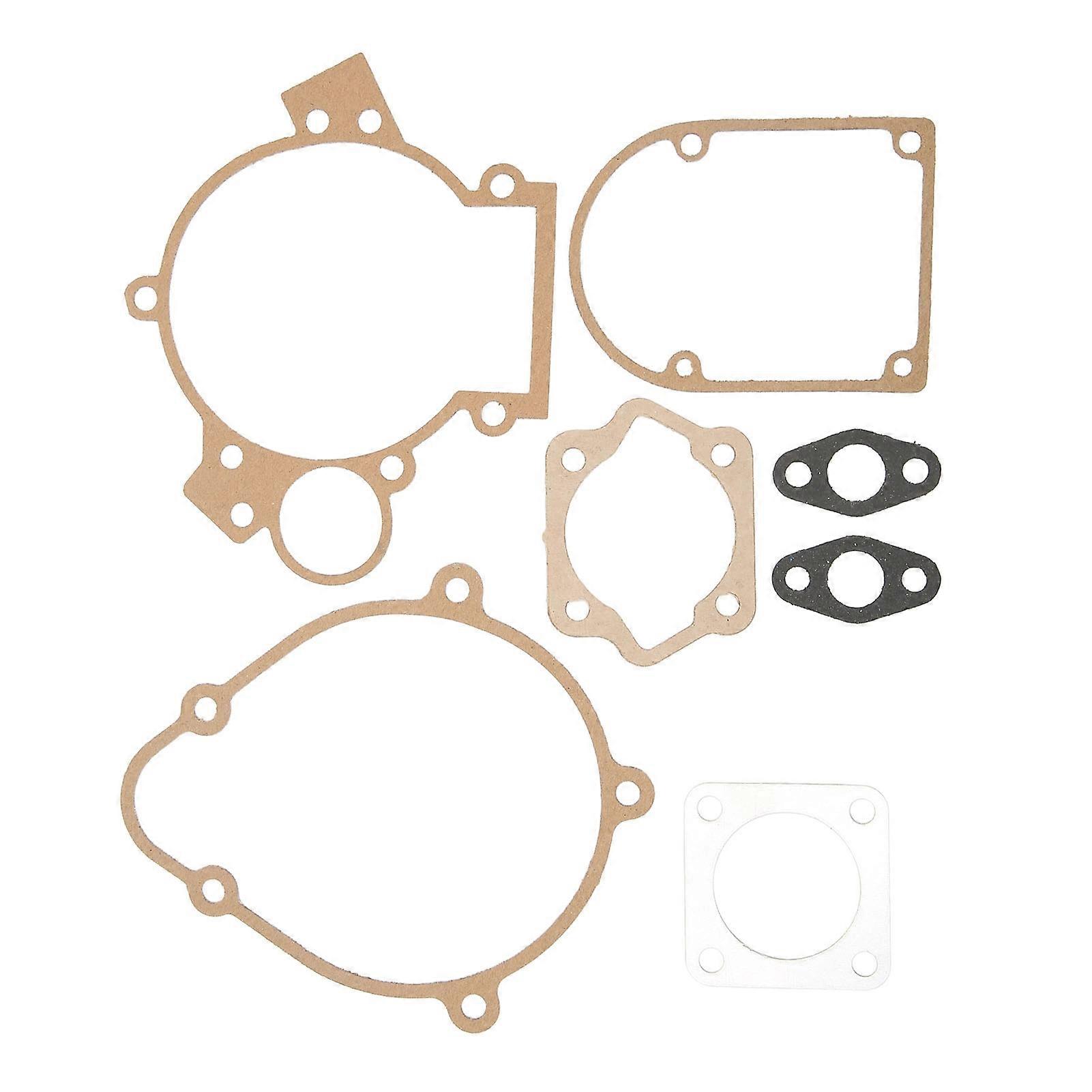 7個のエンジンモーターガスケットキットシリンダーシーリングガスケットセット50cc電動自転車プッシュバイクモーターエンジン用オイル防止