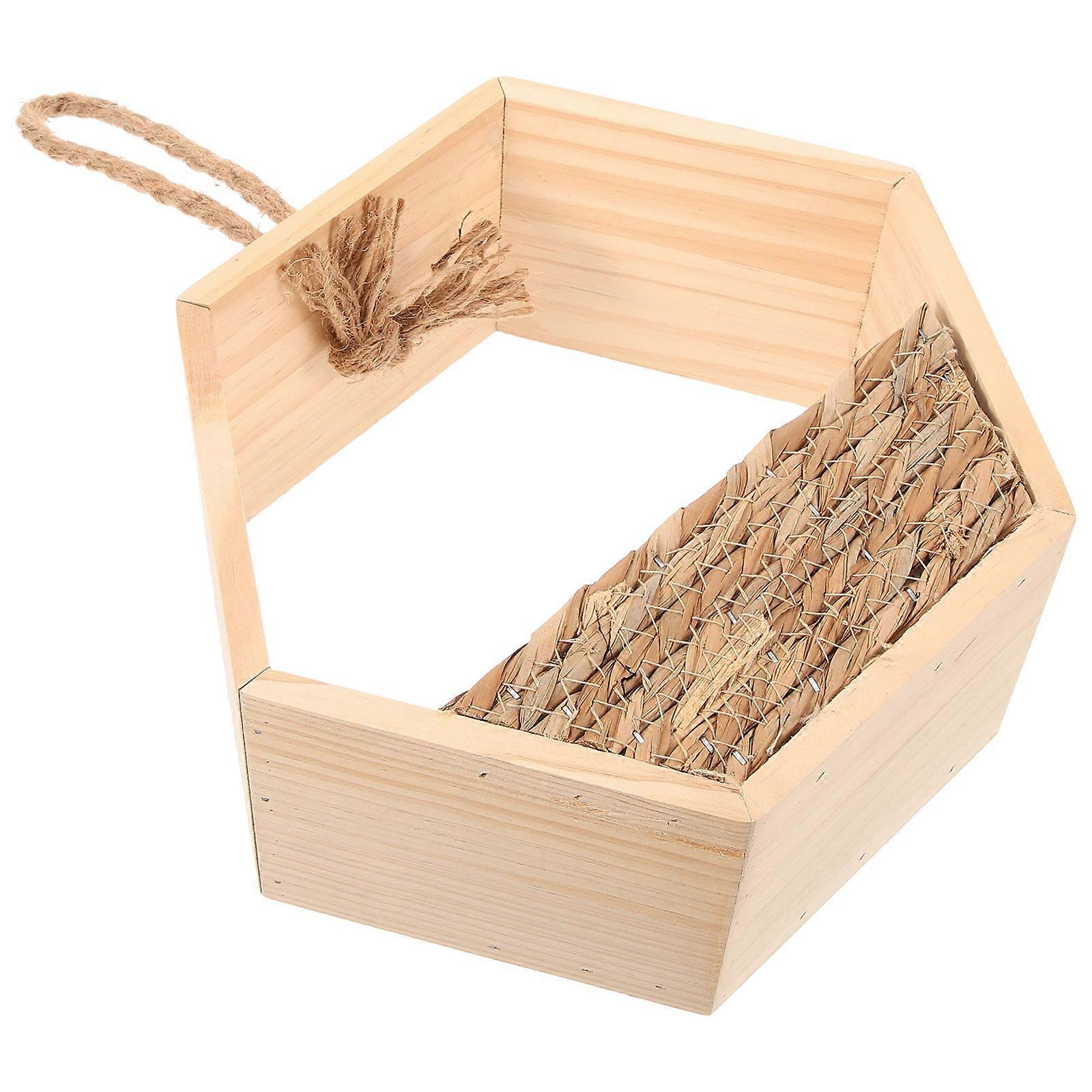 Wall Mounted Flower Vase For Indoor Plants Holder Hexagon Decorative Item Display Khaki Color Space Saving 1Pack