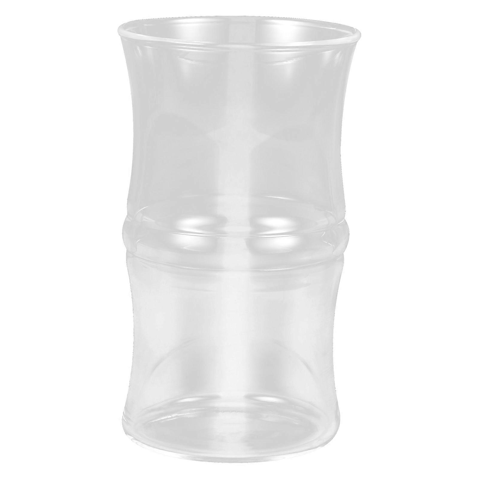 Multi-Function Glass Bottle Convenient Water Carafe Perfect For Home Use 13X7.5X7.5CM Transparent Design Storage 1Pcs