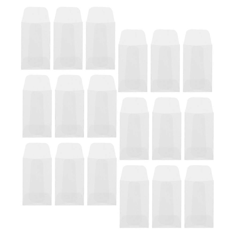 100pcs Semi Transparent Small Paper Bags for Jewelry, Tags, and Party Accessories – Durable Flat Packaging with Spacious Design for Photos, , and