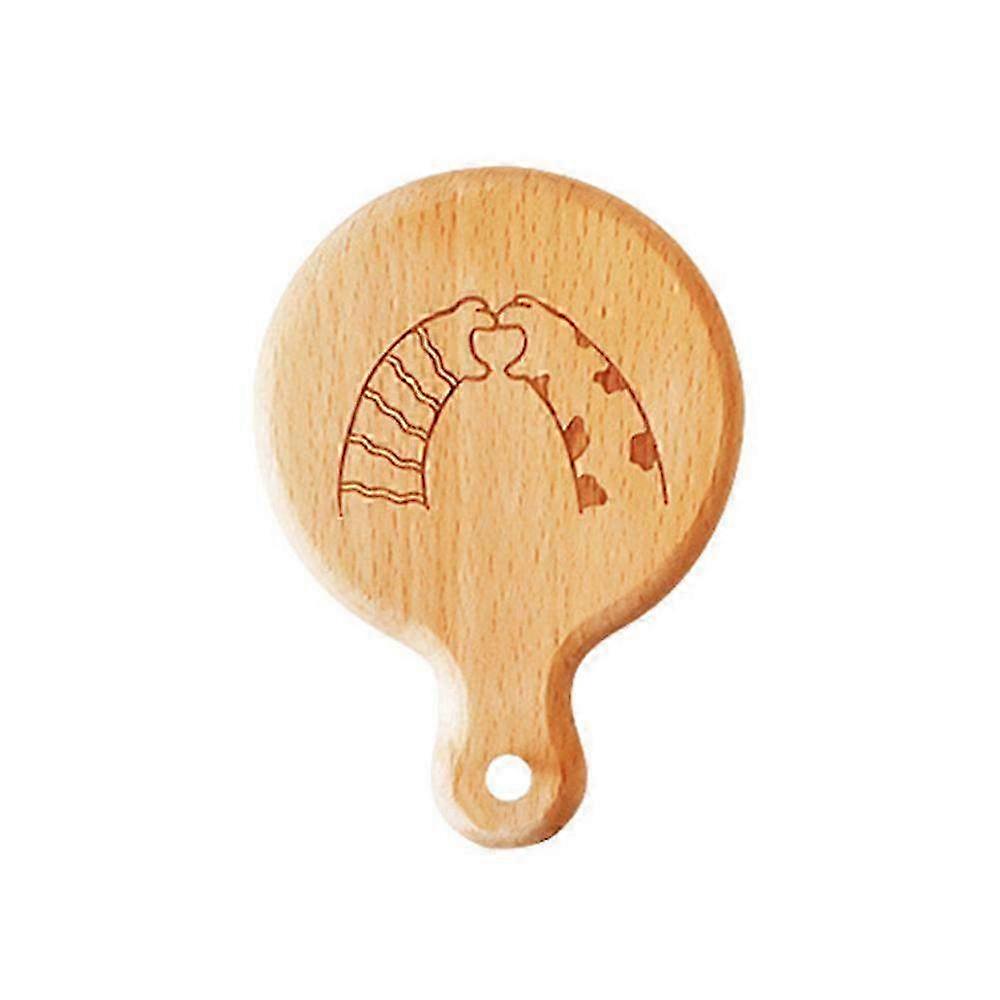 Creative Wine Corkscrew with Wooden Magnetic Sticker - Convenient Wine Opener for Refrigerators & Easy Storage Solution