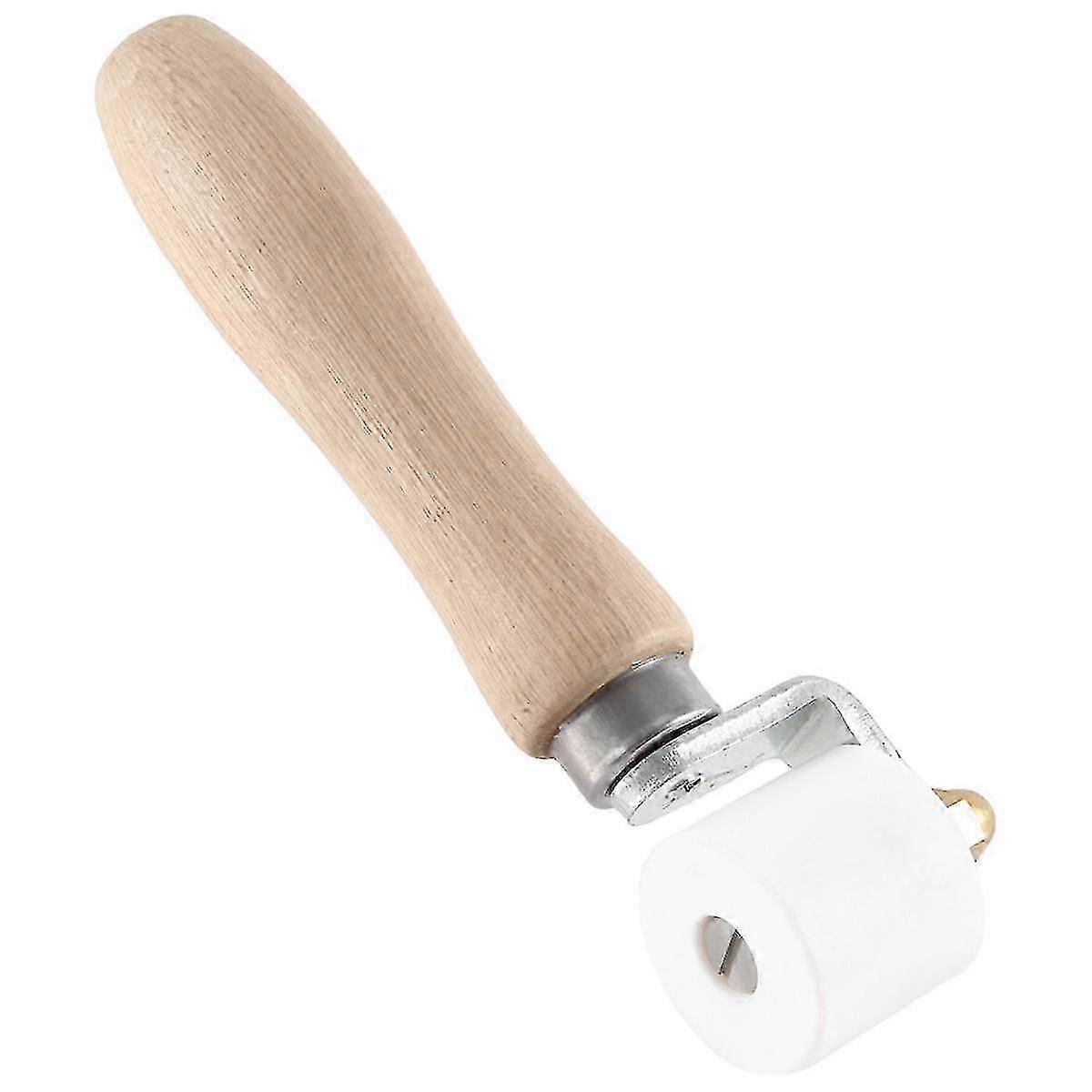 Heavy Duty 28mm White Seam Roller compatible with PVC / EPDM Roofing Vinyl Decking Membrane and Banner Welding