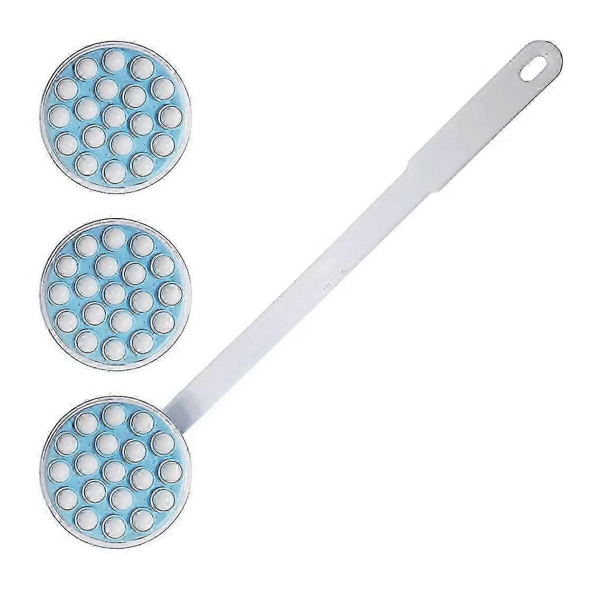 Practical 2-in-1 Massager with Long Handle for Effortless Lotion Application