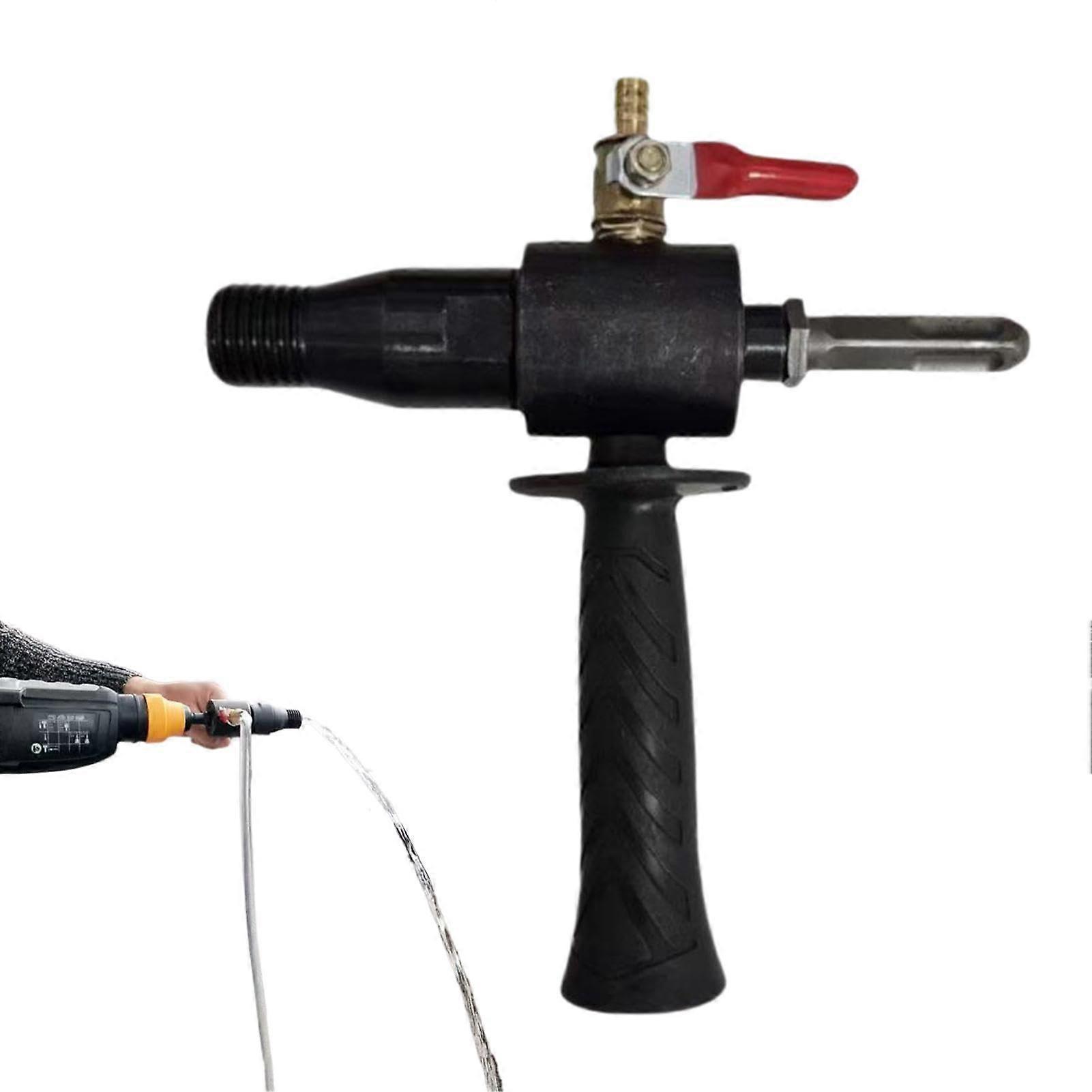 Conversion Heads for Electric Drills, Hammer Drill Water Converter, Water-Feed Device for Hammer Bit Replacement