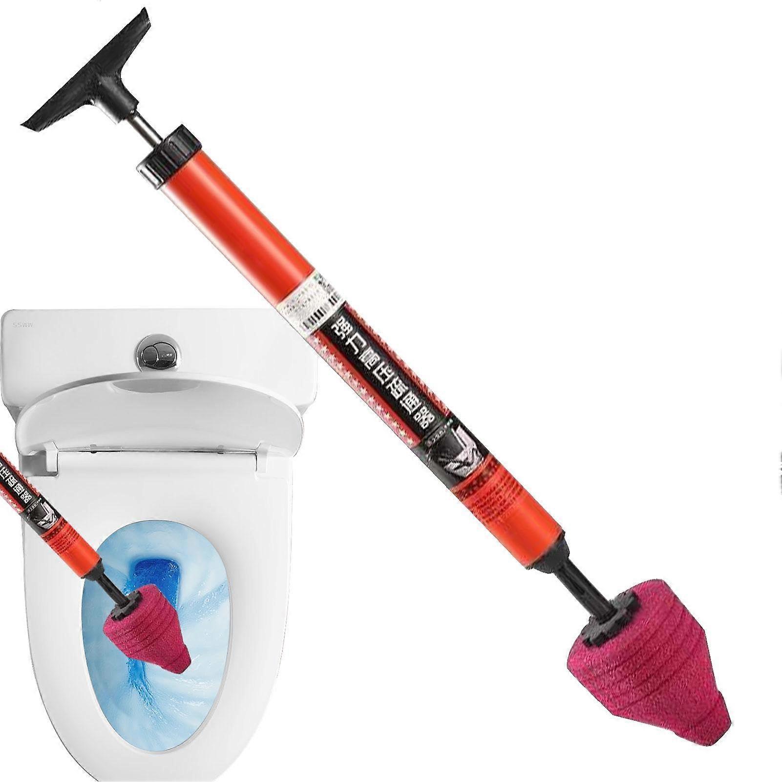pressure toilet plunger – Pressure toilet plunger 66 cm x 10 cm Toilet air freshener with ergonomic handle – Air freshener for toilet
