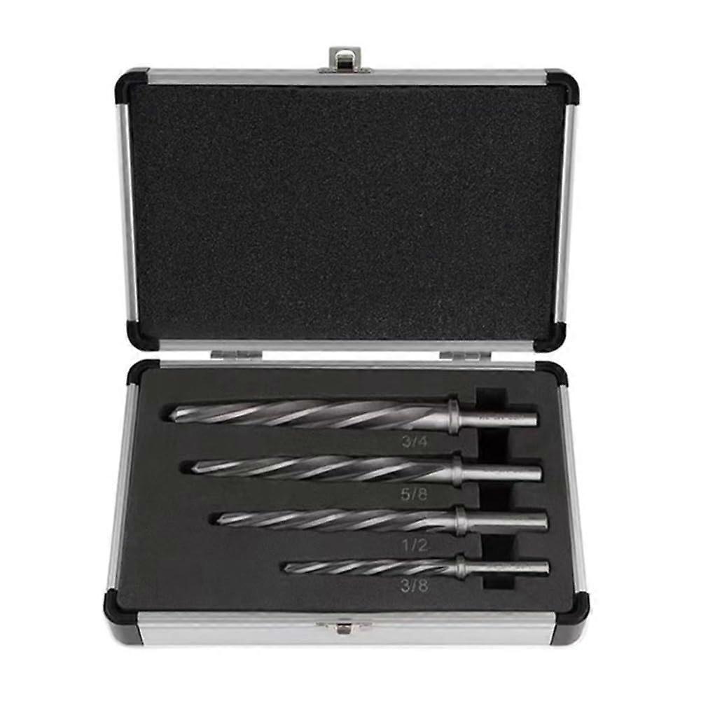 M2 HSS Countersink Drill Bit, Bridge Construction Reamer, 4Piece Set, for Aligning or Enlarging Holes, Easy to Use