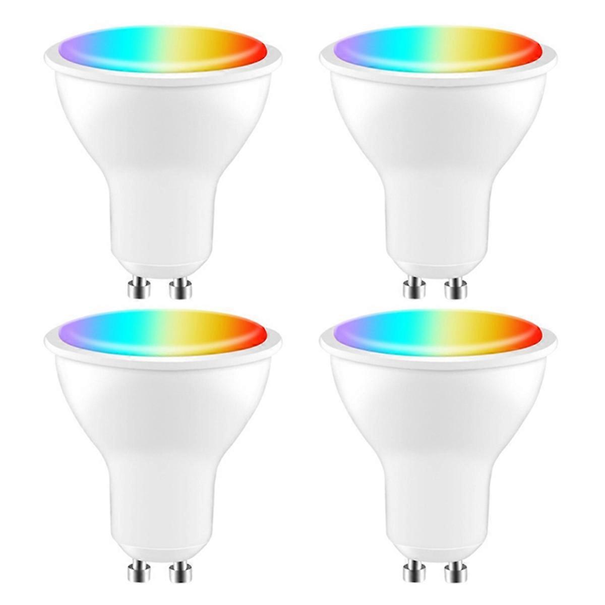 Tuya GU10 Smart LED Bulb Dimmable 5W AC200-240V 4PCS