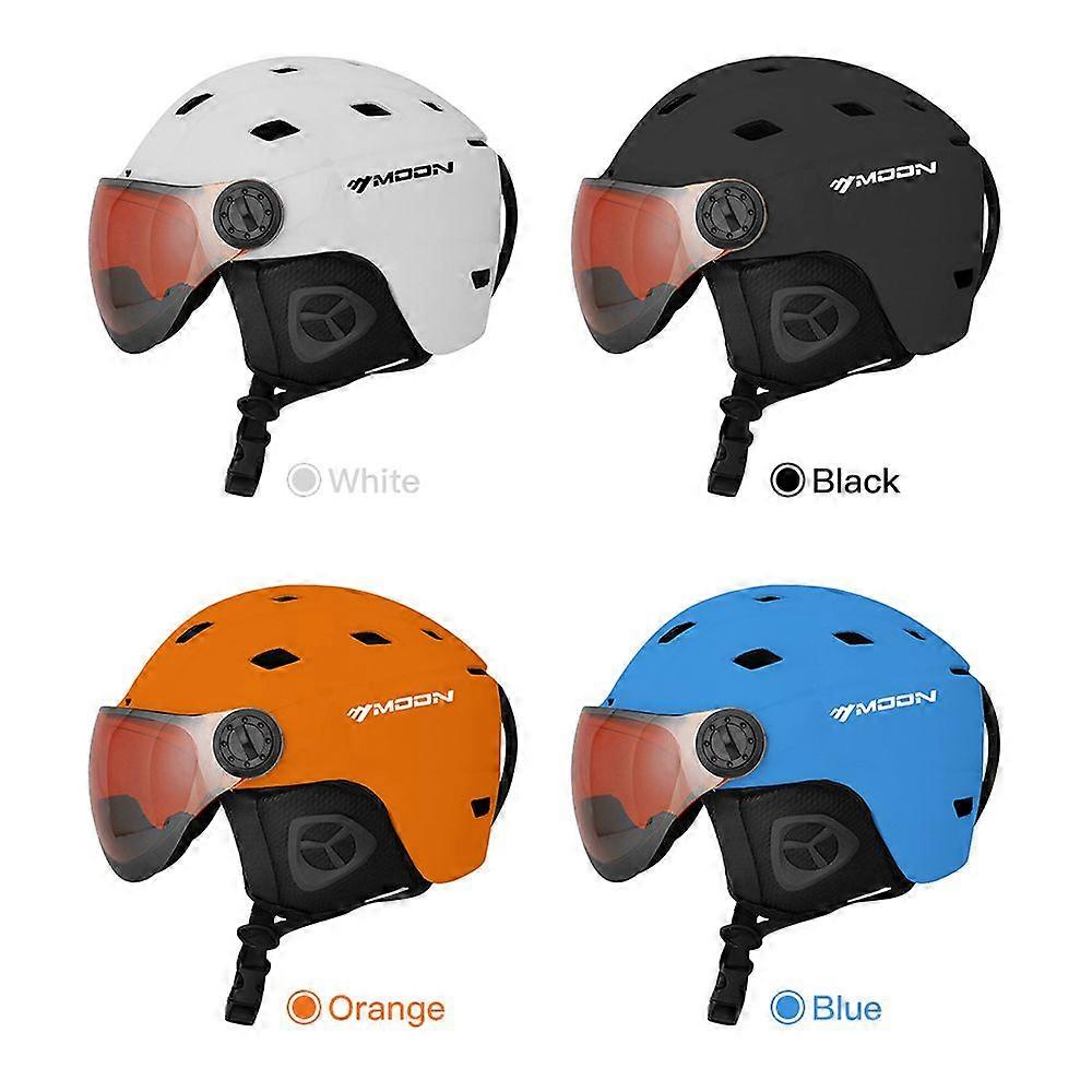 Ski Helmet In-mold Snowboard Helmet Snow Sports Helmet with Goggles for Men and Women