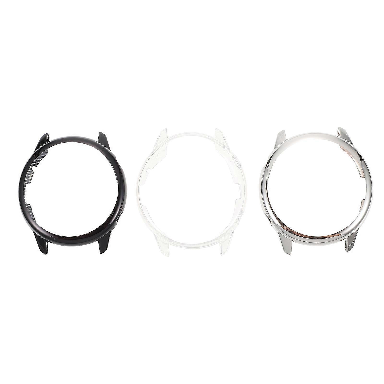 Clear Tpu Watch Protector Full Protection Shells Compatible with Gtr Watch Soft Gel Material Assorted Color Gift Giving 3Pcs