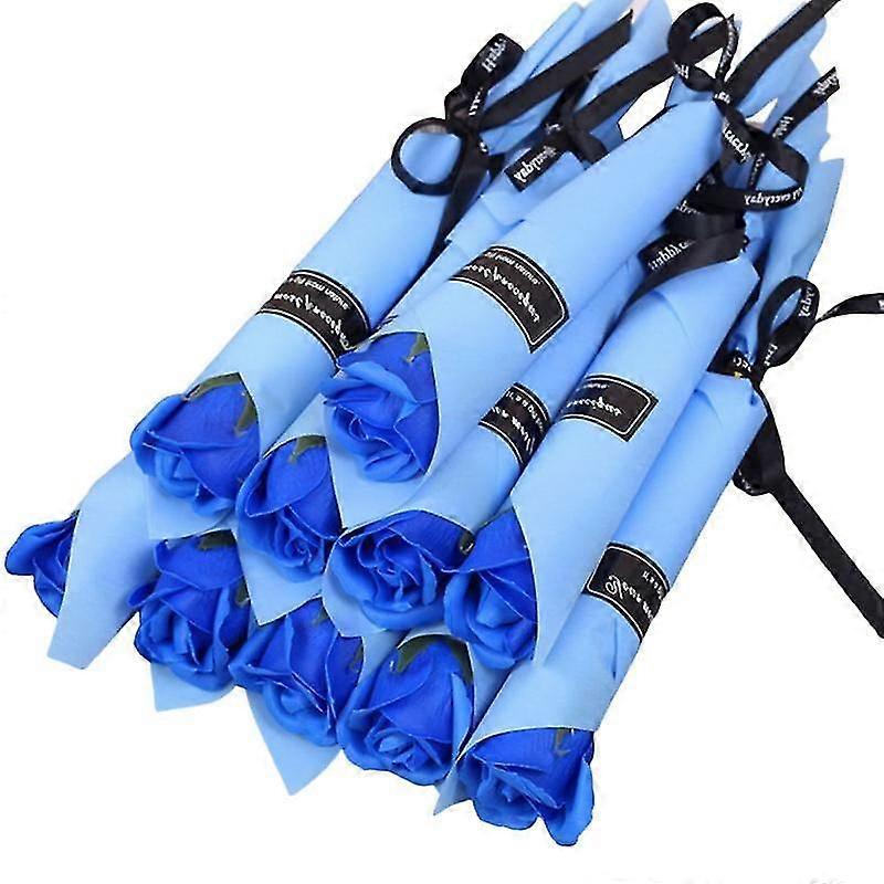 10Pcs Soap Flower Gorgeous Exquisite Workmanship Realistic Multicolor Fresh Keeping Artificial Flowe